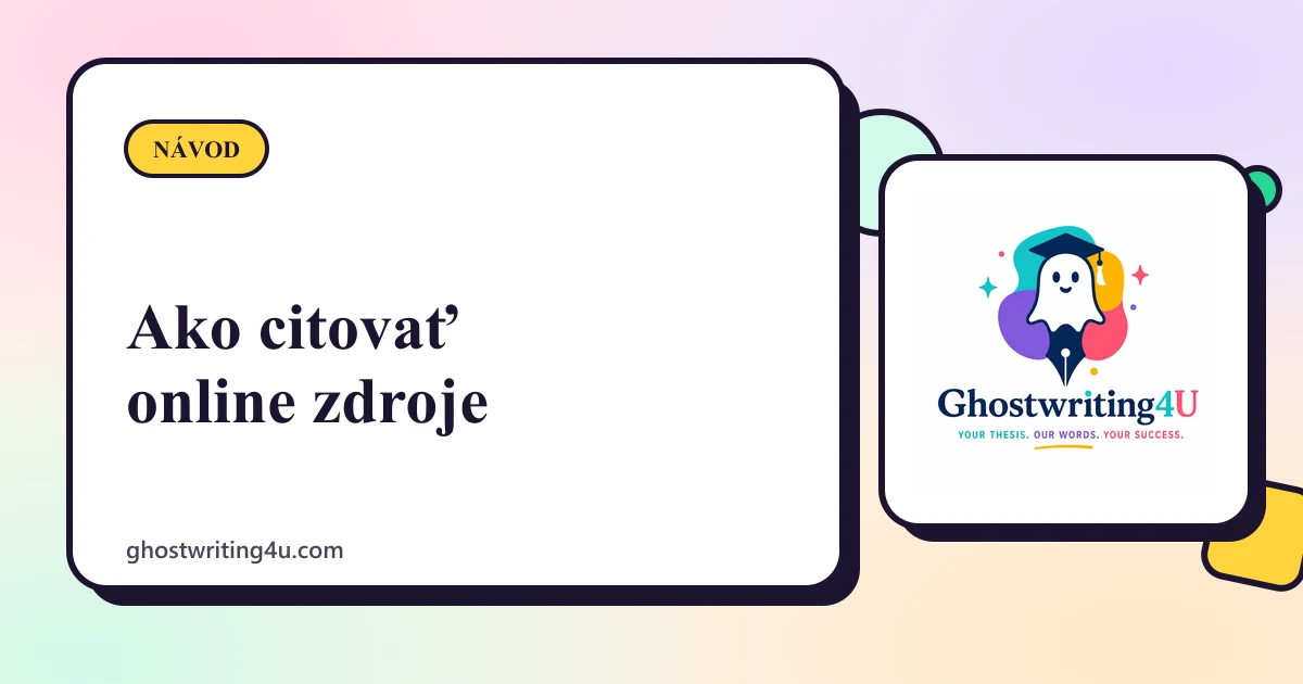 Ako citovať internetové a online zdroje (vrátane AI nástrojov)