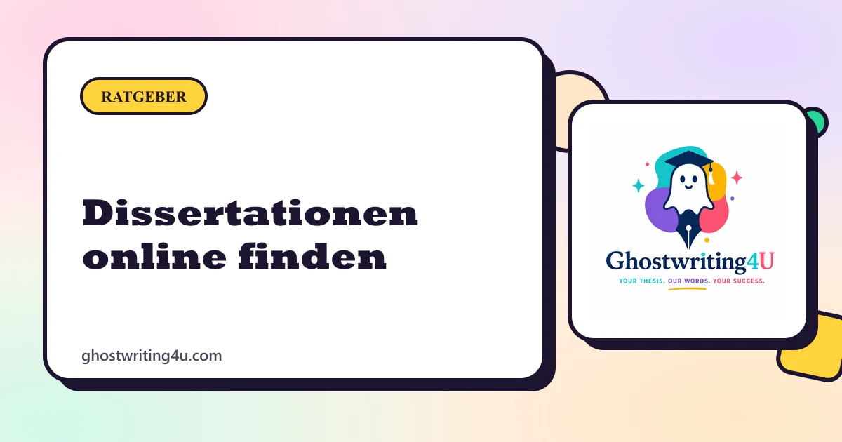 Dissertationen und Abschlussarbeiten finden: DNB, DissOnline und mehr