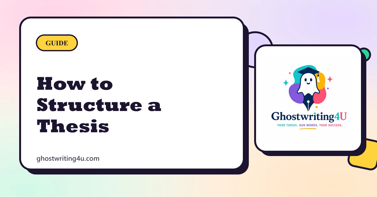 How to Structure a Thesis or Dissertation: A Complete Chapter Guide