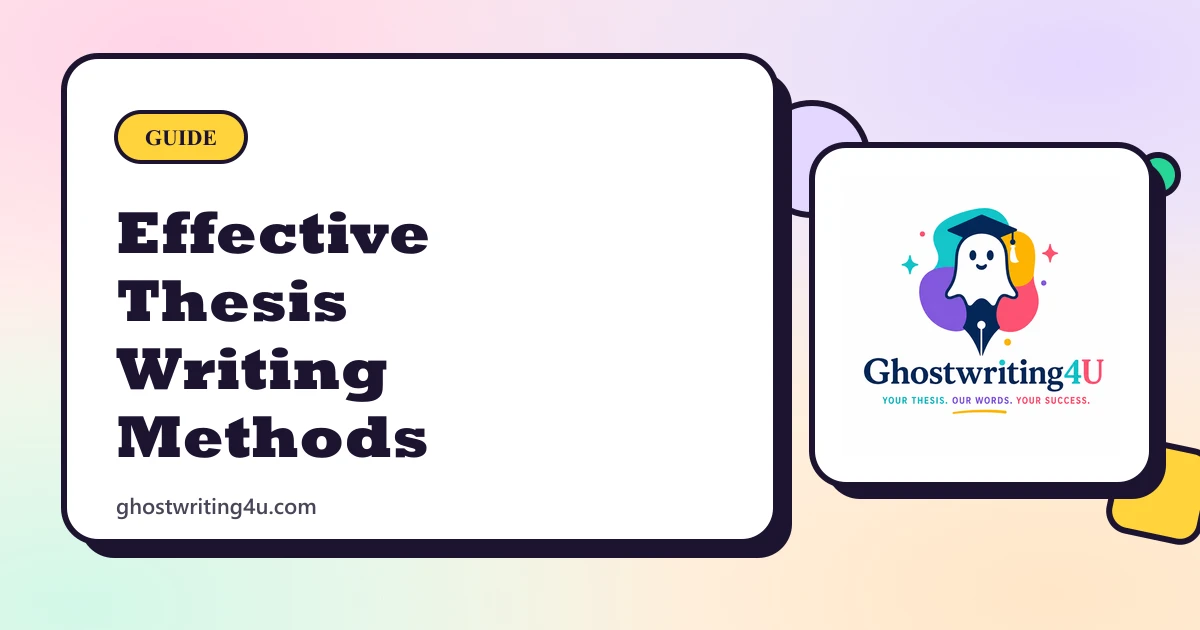 The Most Effective Methods for Writing a Thesis