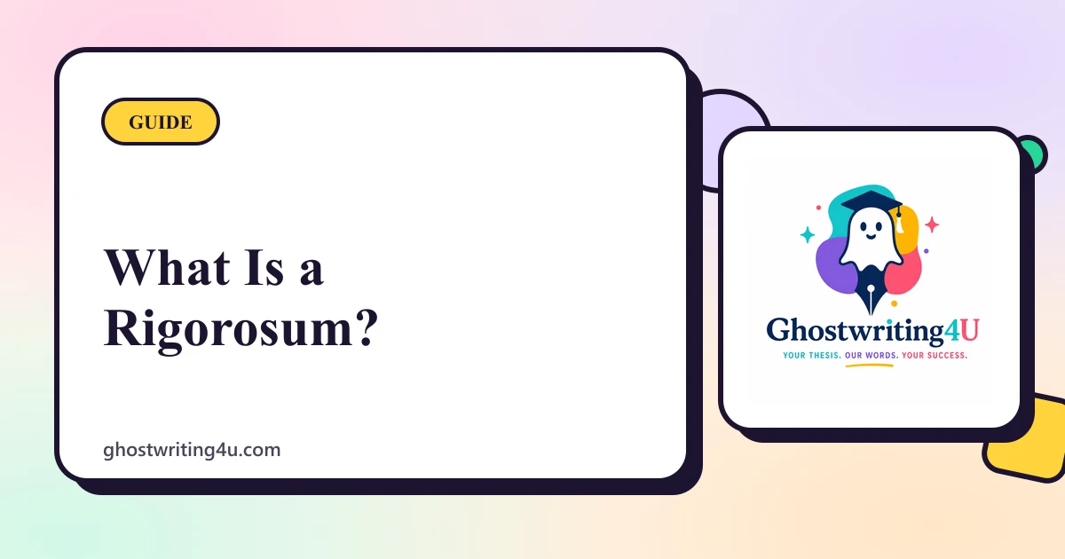 What Is a Rigorosum? The Central European Small Doctorate Explained